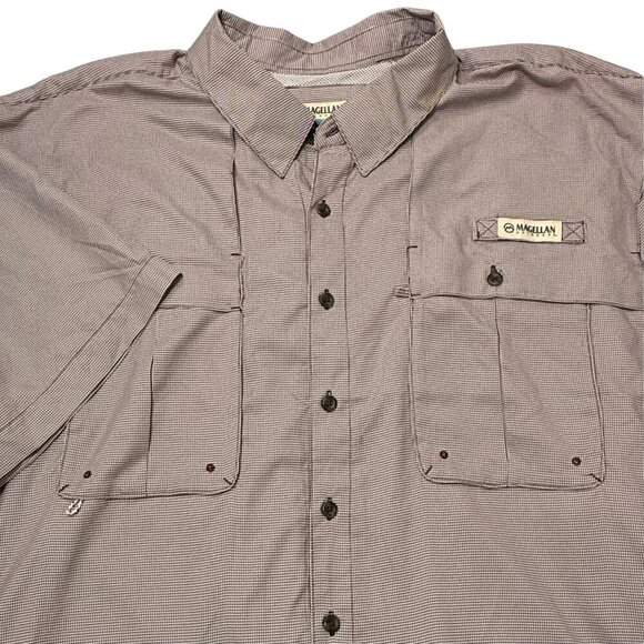 Magellan Outdoors Men's Aransas Pass Heather Short Sleeve Fishing Shirt - XXL - Picture 1 of 6